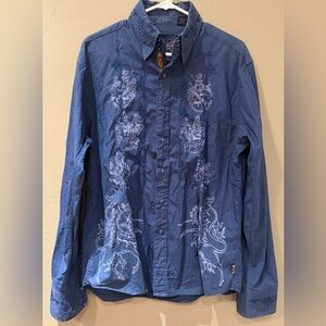 English Laundry Long Sleeve Button Down Shirt Size Medium